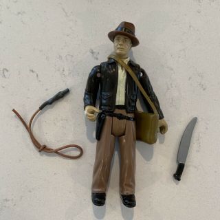 1984 Ljn Vintage Indiana Jones Temple Of Doom Figure 100 Complete