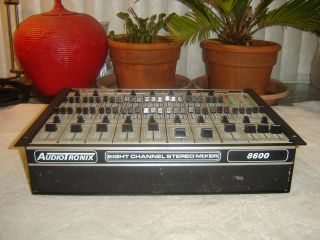 Audiotronix 8600,  Eight Channel Stereo Mixer,  Vintage Rack,  Repair,  Parts