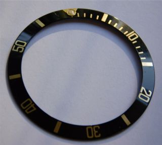 Vintage Rolex Submariner Watch - Bezel Insert - Golden Writing - 16800?