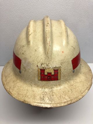 Vintage Bullard Fiberglass Hard Hat Full Brim Hard Boiled Iron Worker
