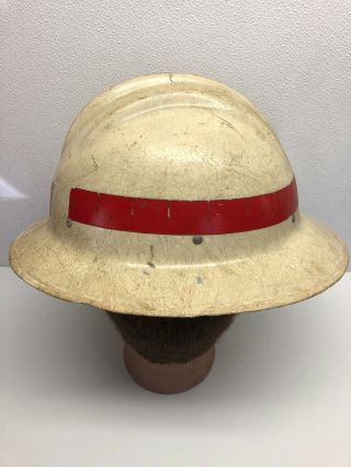 vintage Bullard Fiberglass Hard Hat Full Brim Hard Boiled Iron Worker 6