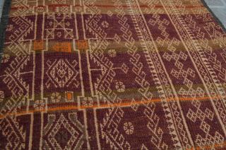 KH146 Tribal Vintage Nomadic Shirazi Sumak Long Rug Kilim Wool Runner 2 ' 4 x 11 ' 8 8