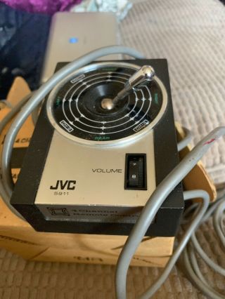 Jvc 5911 4 Chanell Vintage Wired Quadraphonic Remote Control And Box