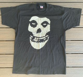 Vtg 90s Misfits Crimson Ghost T - Shirt Sz Xl Made In Usa Fruit Of The Loom Punk