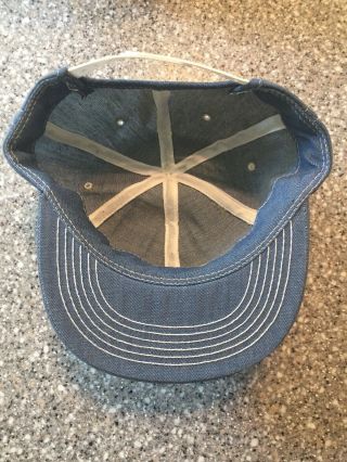 Vintage John Deere Patch Denim Snapback Trucker Hat K - Products USA 3