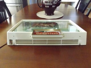 ANTIQUE VINTAGE BUDWEISER CLYDESDALE BEER LIGHTED BAR SIGN RAYMOND PRICE 7