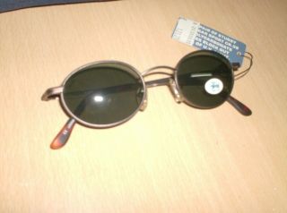 vintage sunglasses stussy gyles metal brown - oval - nos grey lens 90´s 2