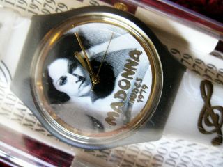 Madonna Limited Nudes Japan Swatch Vintage Raw B&w Watch Box & Promo Cover