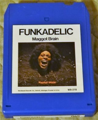 Vintage Westbound Records Funkadelic " Maggot Brain " W8 - 218 8 Track Tape Rare