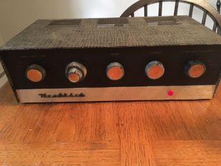 Vintage Heathkit Sa - 2 Tube Stereo Integrated Amp Hi Fi Good