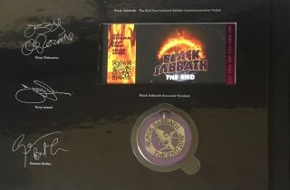 BLACK SABBATH THE END VIP TOUR BOOK Limited & Number RARE BO 2