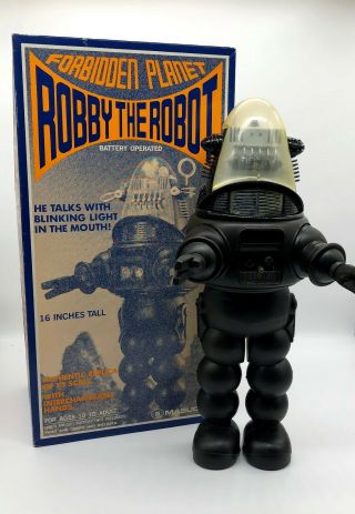 Rare 1983 Masudaya Forbidden Planet Robby The Robot Talking Figure Limited