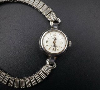 Vintage Ladies Omega Ladymatic Stretch Band 17j Automatic Watch 20mm 455 W249
