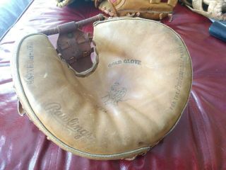 Vintage Rawlings Heart Of The Hide Pro Catcher Baseball Gold Glove Series Keb01