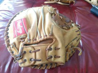 Vintage Rawlings Heart Of The Hide Pro catcher Baseball Gold Glove Series KEB01 2