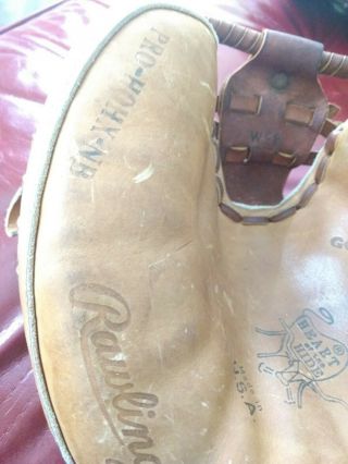 Vintage Rawlings Heart Of The Hide Pro catcher Baseball Gold Glove Series KEB01 5