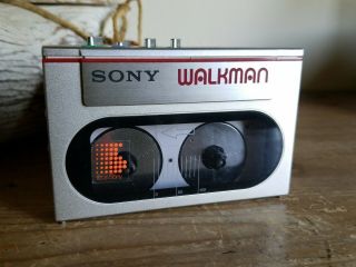 Vintage Sony Walkman Wm - 10 Cassette Player W Battery Cover Not