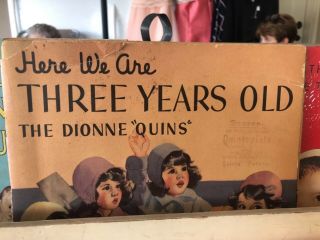 Rare find Madame Alexander Dionne Quintuplets 7” dolls,  3 books,  & paper dolls 3