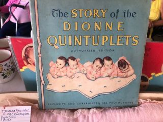 Rare find Madame Alexander Dionne Quintuplets 7” dolls,  3 books,  & paper dolls 4