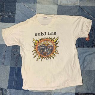 Vintage 90s Nicely Aged Sublime Skunk Records Double Sided Shirt Sz Large