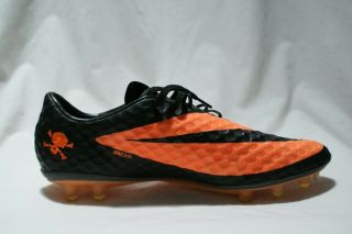 Nike Hypervenom Phantom I FG Size US 9 Black Citrus Orange (VERY RARE) 4