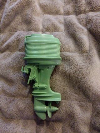 Vintage Tonka Toys Green Outboard Boat Engine Motor Part Rare And