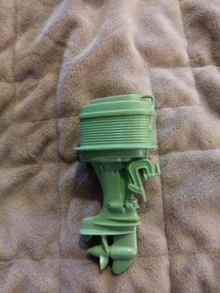 Vintage Tonka Toys Green Outboard Boat Engine Motor Part RARE AND 3