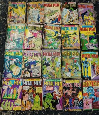 Vintage Metal Men.  1963.  - 1969 1 - 39 Comic Books.