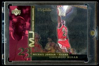 1998 Upper Deck Black Diamond Sheer Brilliance Extreme Michael Jordan /23 Rare