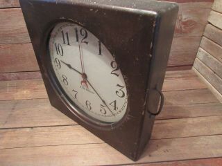 Vintage 1930 ' s Hammond Synchronous Electric Wall Clock A Classic - LARGE Clock 4