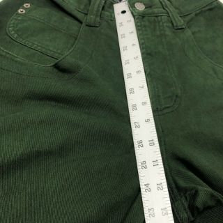 JNCO High Waist Green Denim Jeans Tag Sz 29/30 (actual 26x30) Vintage EUC 8