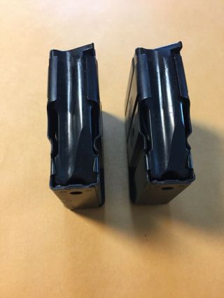 Ruger Mini 14 - 2 (two) 5 Round Magazines (vintage With Box)