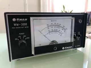 Vintage Swan Wm - 3000 2kw Peak Rf Power/swr Meter