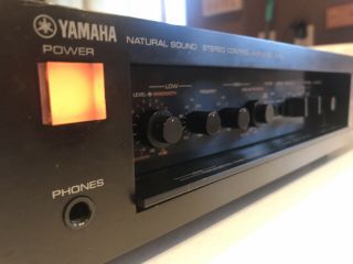 Vintage Yamaha Natural Sound Stereo Control Pre - Amp Preamplifier C - 70