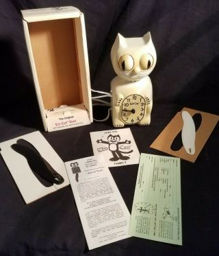 White Vintage Kit - Cat Klock (with box,  both tails,  paperwork) Must Read 5