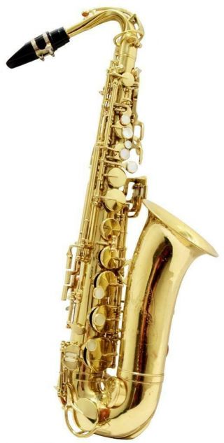 H.  N.  White Co.  King Cleveland Brass Vintage Eb Alto Saxophone,  Case,  Mouthpiece