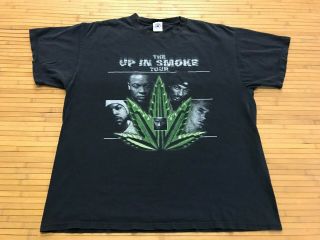 Xl Vtg The Up In Smoke Tour Dr.  Dre Snoop Dogg Eminen Ice Cube Warren G.  T - Shirt