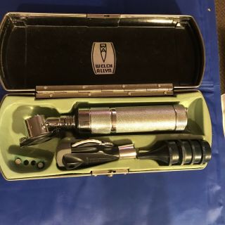 Deluxe Version Vintage Welch Allyn Ophthalmoscope & Otoscope Combination