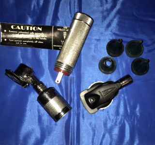 DELUXE VERSION Vintage Welch Allyn Ophthalmoscope & Otoscope Combination 2