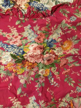 Ralph Lauren Beach House Floral Vintage Bedding Duvet Bed Skirt EU Pillow Shams 2