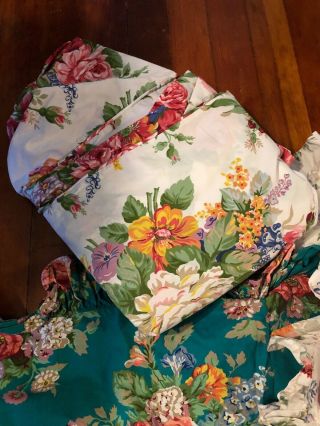Ralph Lauren Beach House Floral Vintage Bedding Duvet Bed Skirt EU Pillow Shams 4
