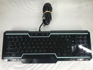 Razer Tron Gaming Wired Keyboard Rz03 - 00530100 Rare