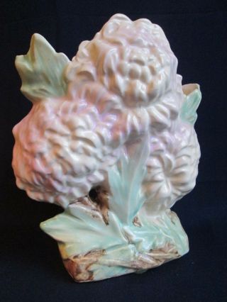 Flower Form Vase Vintage Mccoy Art Pottery: Lilac Chrysanthemum Pattern: Lovely