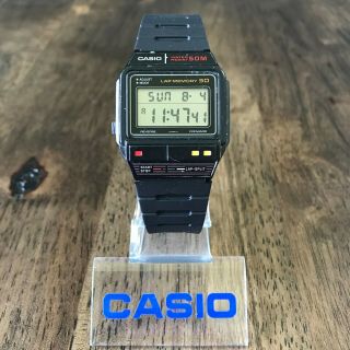 Rare Vintage 1988 Casio Sdb - 30w Lap Memory Jogging Watch Made In Japan Mod.  603