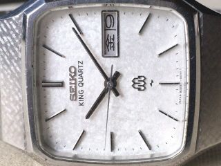 Vintage SEIKO Quartz Watch/ KING TWIN QUARTZ 9223 - 5000 SS 1981 Band 5