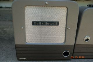 rare 1950 ' s bell & howell 202 FILM O SOUND 16mm film projector 202/285 speaker 8
