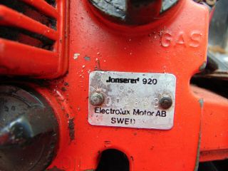 Vintage Jonsered 920 Muscle Saw 3