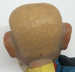 RARE Vintage Hand - Carved Wood Puppet by FRITZ HERBERT BROSS; Germany (RF991) 5