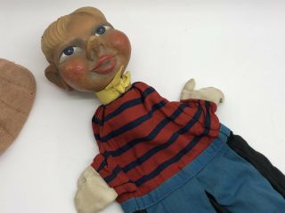 RARE Vintage Hand - Carved Wood Puppet by FRITZ HERBERT BROSS; Germany (RF991) 8