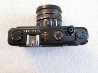 Vintage YASHICA Electro 35 GTN 35mm Range Finder Film Camera with 50mm f1.  7 lens 2